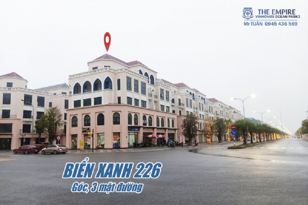 SHOPHOUSE BIỂN XANH  | BX-226 (GÓC 200 m2) | Coffee Duyên